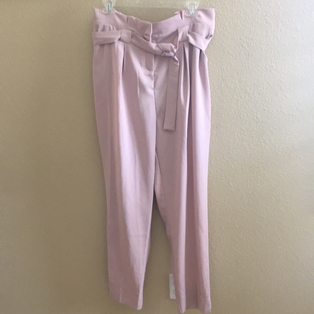 Misguided Full length pink trousers